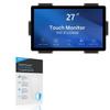 BoxWave Screen Protector Compatible with GreenTouch Multi PCAP Touch Screen Monitor LCD Display (27 in) - ClearTouch Crystal ToughShield 9H (2-Pack), Clear 9H Tough Flexible Film Screen Protector view 1