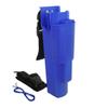 XERO Window Cleaning Holster and Belt- Detachable Side Bucket on a Belt Squeegee and Tool Holder for Home & Professional Cleaners-Fits up to Two 12-Inch Squeegees and One 18-inch squeegees- Blue view 1
