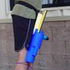XERO Window Cleaning Holster and Belt- Detachable Side Bucket on a Belt Squeegee and Tool Holder for Home & Professional Cleaners-Fits up to Two 12-Inch Squeegees and One 18-inch squeegees- Blue view 4