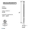 Kable Kontrol Cable Zip Ties, 4 Inch, 40000 Pcs, 18lbs Test, Orange view 2