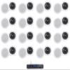 Rockville Bundle Rock Zone 8 8-Channel 1000W RMS Multi Room Receiver/Amplifier Bundle with (32) HC655-16 6.5" 500 Watt in-Ceiling Home Speakers (33 Items) view 1
