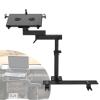 SPIRRELAB Car Laptop Mount with 2 Cooling Fans, No-Drill Adjustable Vehicle Computer Mount for Trucks, Vans, Heavy Duty Aluminum Laptop Holder for Work on The Go view 1