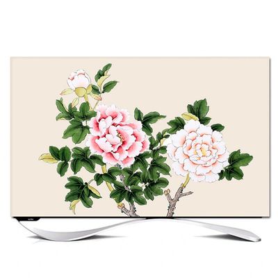 DirectNine Basics Dustproof Slipcover TV Screen Monitor Desktop Computer Dust Cover Protector Indoor Decor 32inch To 80inch(Size:32IN,Color:B)