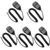 Akoree 5 Pack HM-133V DTMF Remote Microphone RJ45 8Pin Handheld Mic for Icom ID-800H ID-880H IC-2200H IC-2300H IC-2720H IC-2800H IC-208H IC-V8000 IC-E208 IC-E880 IC-E2820,HM133V Car Radios Mic view 1