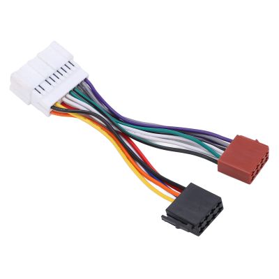Car Stereo Radio ISO Wiring Harness Adapter Replacement Cable for 370Z Coupe Roadster, Compatible with Cube Juke Leaf Maxima Murano II, Aftermarket Install Plug Wire,Radio Components