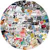 100Pcs Funny Math Stickers Maths Related Cartoon Stickers Water Bottles Laptop Car Decal - Perfect Gifts for Teenagers (Math) view 1