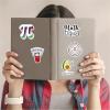 100Pcs Funny Math Stickers Maths Related Cartoon Stickers Water Bottles Laptop Car Decal - Perfect Gifts for Teenagers (Math) view 4