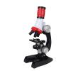 Microscope LED Transmitted Light Microscope Plastic Material HD 1200 Times Light Source Focusing Wheel Suitable for Elementary School Students 12x7.5x22.3cm view 1