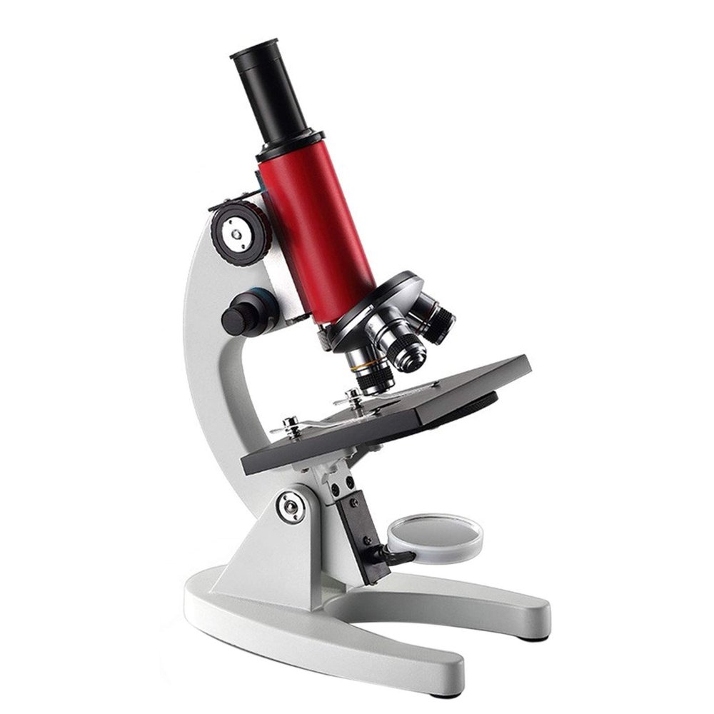 Optical Microscope 50x-1600x Biological Microscope Metal Body Objective Lens (4X/10X/40X) Eyepiece (10X/16X) 45 Adjustable Body Packing 27.6x23x39.9cm (40)