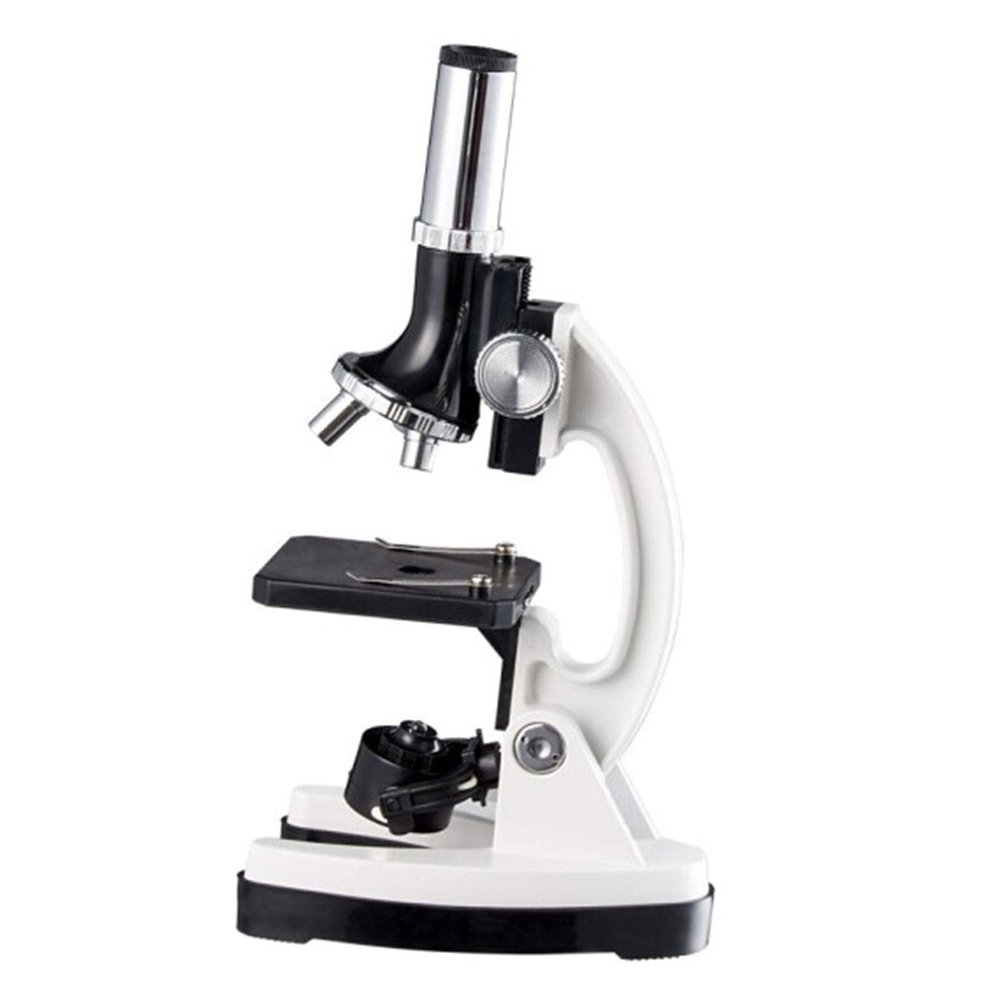 Children's 1200X Microscope Set 90 Freely Adjustable monocular Microscope Objective Lens (15x 30x 60x) Suitable for Children Students