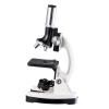 Children's 1200X Microscope Set 90 Freely Adjustable monocular Microscope Objective Lens (15x 30x 60x) Suitable for Children Students view 1