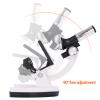 Children's 1200X Microscope Set 90 Freely Adjustable monocular Microscope Objective Lens (15x 30x 60x) Suitable for Children Students view 2