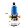 Kids Beginner Microscope can Directly Observe Objects Observe Specimens ABS Material 1.6-8X Focusing Rod Continuous Zoom Can Be Connected to Mobile Phones Suitable for 5-12 Years Old (Package two) view 2