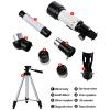 Astronomical Telescope 336 Times Refractor Telescope Monocular Space Telescope 3X Extender Multi-Layer broadband Coating Suitable for Kids Beginners view 2