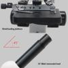 Biological Microscope 40x-1600x monocular Microscope Metal Lens Body Eyepiece (WF10x WF20x) Objective Lens (4X 10x 40x) 360 Rotating Lens Two Driving Methods (White) view 4