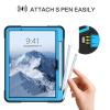 BENTOBEN for iPad Air 11 Inch Case M2 2024, iPad Air 6th Generation Case, 3 Layers Heavy Duty Rugged Shockproof Kickstand Protective Tablet Case Cover for iPad Air 6 11 inch, Black/Blue view 4