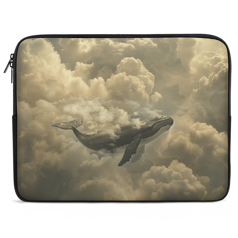 Laptop Case Sleeve 15inch Shockproof Laptop Case Whale in The Clouds Laptop Sleeve Carrying Case