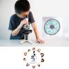 Children's Microscope Biological Microscope Portable Set can be Connected to Mobile Phones Computer use Suitable for 5-15 Years Old Students view 4