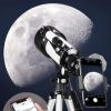 adsfvjndjcvdjcnjzsd Telescope 70/400 mm Refracting Telescope with Cell Phone Holder, Nebula Filter, 5X24 Finder, Beginner, Children and Beginners, Unisex view 4