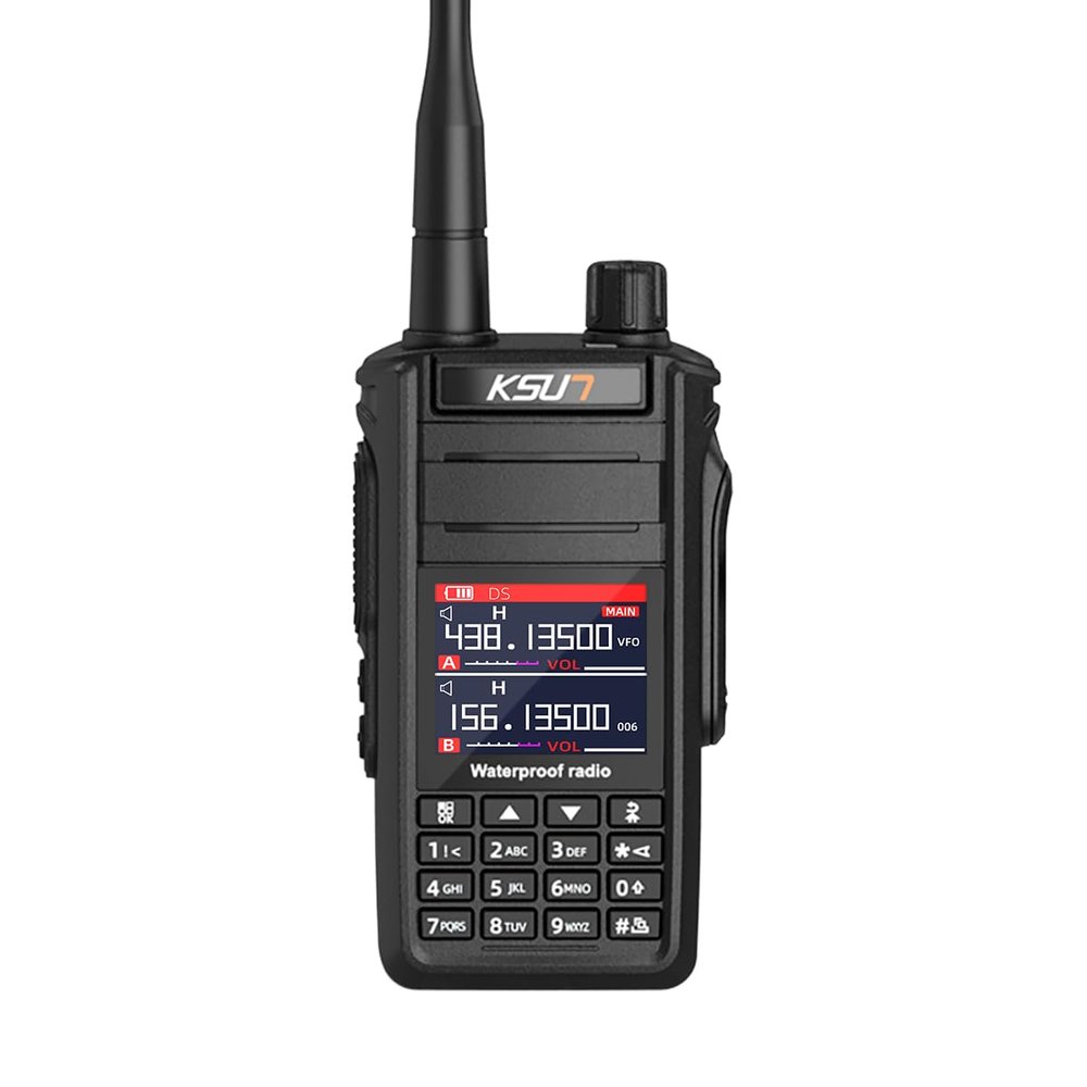 KSUN TFSI Walkie Talkies Outdoor 10km UV65P High Power, Camping Self-Driving Marine Boat Handy Radio Intercom
