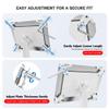 AboveTEK Security iPad Kiosk Floor Stand, Anti-Theft POS Tablet Stands for Retail Business, Height Adjustable Tablet Floor Stand, 360 Swivel Universal Locking Holder Fits 9.7"-13" iPads/iPad Pro/Air view 3