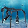 Diving Triangular Tray Rig Mount, Diving DSLR Camera Triangular Gimbal Rig Mount for for Osmo Action for Yi AKASOEK70004K, Diving Tray Rig Video Triangular Stabilizer view 3
