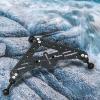 Diving Triangular Tray Rig Mount, Diving DSLR Camera Triangular Gimbal Rig Mount for for Osmo Action for Yi AKASOEK70004K, Diving Tray Rig Video Triangular Stabilizer view 4