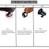 12v Wired Horn Siren Alarm System for Home Security with ON/Off Switch, 110V Power Supply and118 Inch Extension Cable, Easy Installation with All Accessories Provided. view 4