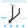 Sactulaz Starlink Gen 3 Roof/Wall Mount Kit - Heavy Duty Steel Adjustable Pivot for Starlink V3 Standard Satellite Dish, Weatherproof RV/Travel Ready with Accessories - 15" J-Pole view 2