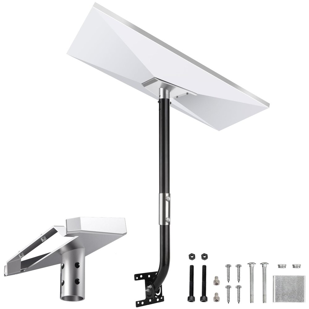 Sactulaz Starlink Gen 3 Mount, Starlink Gen 3 Wall / Roof Mount with Pipe Adapter, Mounting Kits for Star Link Internet Kit Satellite V3 Standard Antenna, 33" J-Pole Antenna Mounts