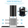 Sactulaz Starlink Gen 3 Mount, Starlink Gen 3 Wall / Roof Mount with Pipe Adapter, Mounting Kits for Star Link Internet Kit Satellite V3 Standard Antenna, 33" J-Pole Antenna Mounts view 3