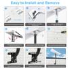 Sactulaz Starlink Gen 3 Mount, Starlink Gen 3 Wall / Roof Mount with Pipe Adapter, Mounting Kits for Star Link Internet Kit Satellite V3 Standard Antenna, 33" J-Pole Antenna Mounts view 4