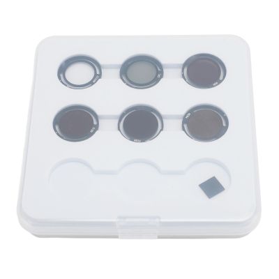 ND32 Filter Drone,6PCS Drone ND Filters Set Aluminum Alloy Optical Glass ND8 ND16 ND32 ND64 CPL Lens Filter for Avata2