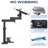 SPIRRELAB Truck Laptop Mount Fit for 19-25 Chevy Silverado, Tahoe, GMC Sierra, No-Drilling Vehicle Laptop Mount Built-in Cooling Fan Adjustable Truck Computer Stand view 3