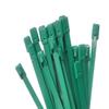 Indus Hardware PVC Coated Color T316 Stainless Steel Wire Cable Zip Ties Metal Heavy Duty Exhaust Wrap Ball Lock Band Tie Wraps Sizes 8, 12, 14, 18"" (100, Green 18""(4.6 x 450 mm)) view 1