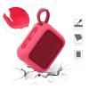 TXEsign Silicone Case for JBL Go 4, Go 4 Protective Cover, Travel Carrying Pouch w Anti-Dust Charging Cover Speaker Mount Strap (Red) view 2