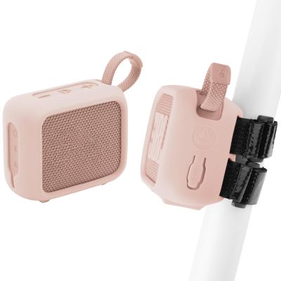 TXEsign Silicone Case for JBL Go 4, Go 4 Protective Cover, Travel Carrying Pouch w Anti-Dust Charging Cover Speaker Mount Strap (Pink)