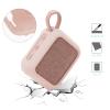 TXEsign Silicone Case for JBL Go 4, Go 4 Protective Cover, Travel Carrying Pouch w Anti-Dust Charging Cover Speaker Mount Strap (Pink) view 2