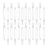 24Pcs Silicone Cable Straps, Reusable Cable Ties Management Organizer, Reusable Cable Ties Wire Organizer, Silicone Cable Ties for Office Home Kitchen School Travel Organization view 1