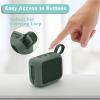 TXEsign Silicone Case for JBL Go 4Go 4 Protective Cover, Travel Carrying Pouch w Anti-Dust Charging Cover Speaker Mount Strap (Green) view 3