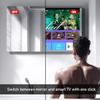 Leotachi 32 inch IP66 Waterproof Android 13 Smart Mirror TV for Bathroom and Bedroom - 4K UHD, Digital Mirror Built-in Voice Assistant, ATSC Tuner, Bluetooth, WiFi, HDMI view 2