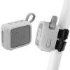TXEsign Silicone Case for JBL Go 4, Go 4 Protective Cover, Travel Carrying Pouch w Anti-Dust Charging Cover Speaker Mount Strap (White) view 1