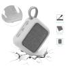 TXEsign Silicone Case for JBL Go 4, Go 4 Protective Cover, Travel Carrying Pouch w Anti-Dust Charging Cover Speaker Mount Strap (White) view 2