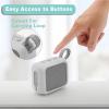 TXEsign Silicone Case for JBL Go 4, Go 4 Protective Cover, Travel Carrying Pouch w Anti-Dust Charging Cover Speaker Mount Strap (White) view 3