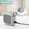 TXEsign Silicone Case for JBL Go 4, Go 4 Protective Cover, Travel Carrying Pouch w Anti-Dust Charging Cover Speaker Mount Strap (White) view 4