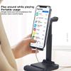 LLLSSS Alloy Metal Desktop Tablet Holder Table Cell Foldable Extend Support Desk Mobile Phone Holder Stand for Adjustable(black-JoJo's Bizarre Adventure1) view 2