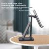 LLLSSS Alloy Metal Desktop Tablet Holder Table Cell Foldable Extend Support Desk Mobile Phone Holder Stand for Adjustable(black-JoJo's Bizarre Adventure1) view 4