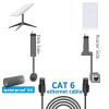 Zunate SPX to RJ45 Adapter Cable, Easy to Install 1200Mbps Ethernet Adapter for Gen 2 Dish Router, Indoor and Outdoor User Friendly, Premium Materials view 2