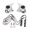 Three T Lirun 1pair Speaker Pods Tweeter Spacer ABS Chrome Motorbike for Harley Batwing Fairings 14-23 Street Glide FLHX, FLHXS, Electra Glide FLHTCU, FLHTCUL view 1