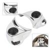 Three T Lirun 1pair Speaker Pods Tweeter Spacer ABS Chrome Motorbike for Harley Batwing Fairings 14-23 Street Glide FLHX, FLHXS, Electra Glide FLHTCU, FLHTCUL view 2
